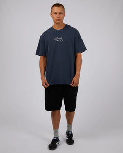 Classic Emb Tee - Navy