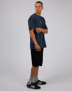 Classic Emb Tee - Navy