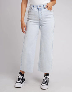 Charlie High Rise Wide Leg - Bleach