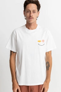 Garden Vintage Ss T-Shirt - Vintage White