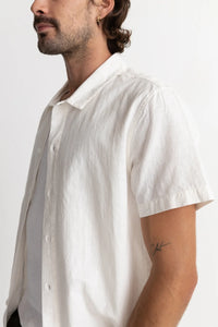 Classic Linen SS Shirt - White