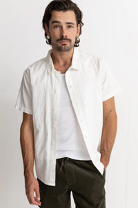 Classic Linen SS Shirt - White