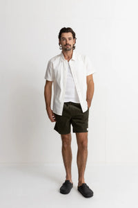 Classic Linen SS Shirt - White