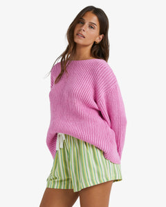 Moon Wave 2 Sweater - Lush Lilac