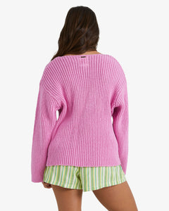 Moon Wave 2 Sweater - Lush Lilac