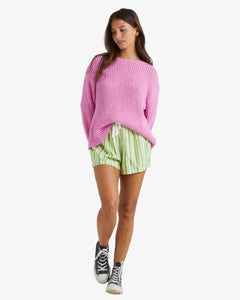 Moon Wave 2 Sweater - Lush Lilac