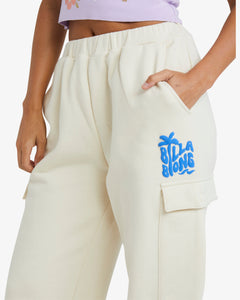 Palm Life Trackpant - Whitecap