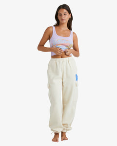 Palm Life Trackpant - Whitecap