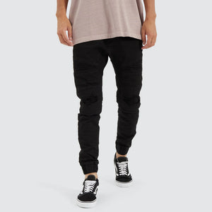 Viper Denim Jogger - Black