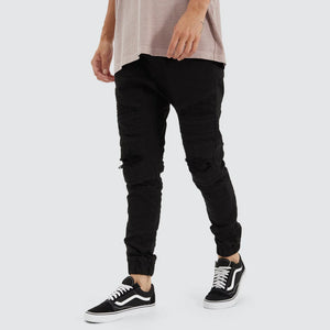 Viper Denim Jogger - Black