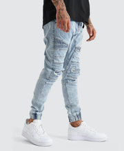 Load image into Gallery viewer, Viper Denim Jogger - Portland Blue
