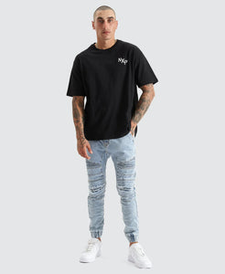 Viper Denim Jogger - Portland Blue