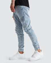 Load image into Gallery viewer, Viper Denim Jogger - Portland Blue
