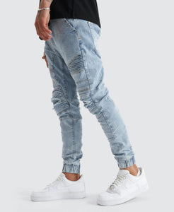 Viper Denim Jogger - Portland Blue