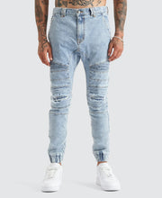 Load image into Gallery viewer, Viper Denim Jogger - Portland Blue
