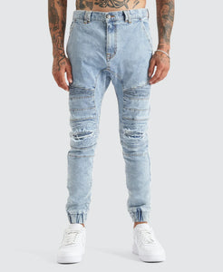 Viper Denim Jogger - Portland Blue