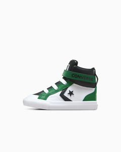 Toddler Pro Blaze Strap Hi - White Green Black