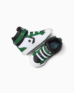 Toddler Pro Blaze Strap Hi - White Green Black