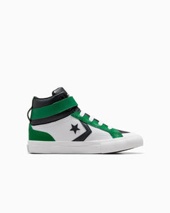 Kids Pro Blaze Strap Hi - White Green Black