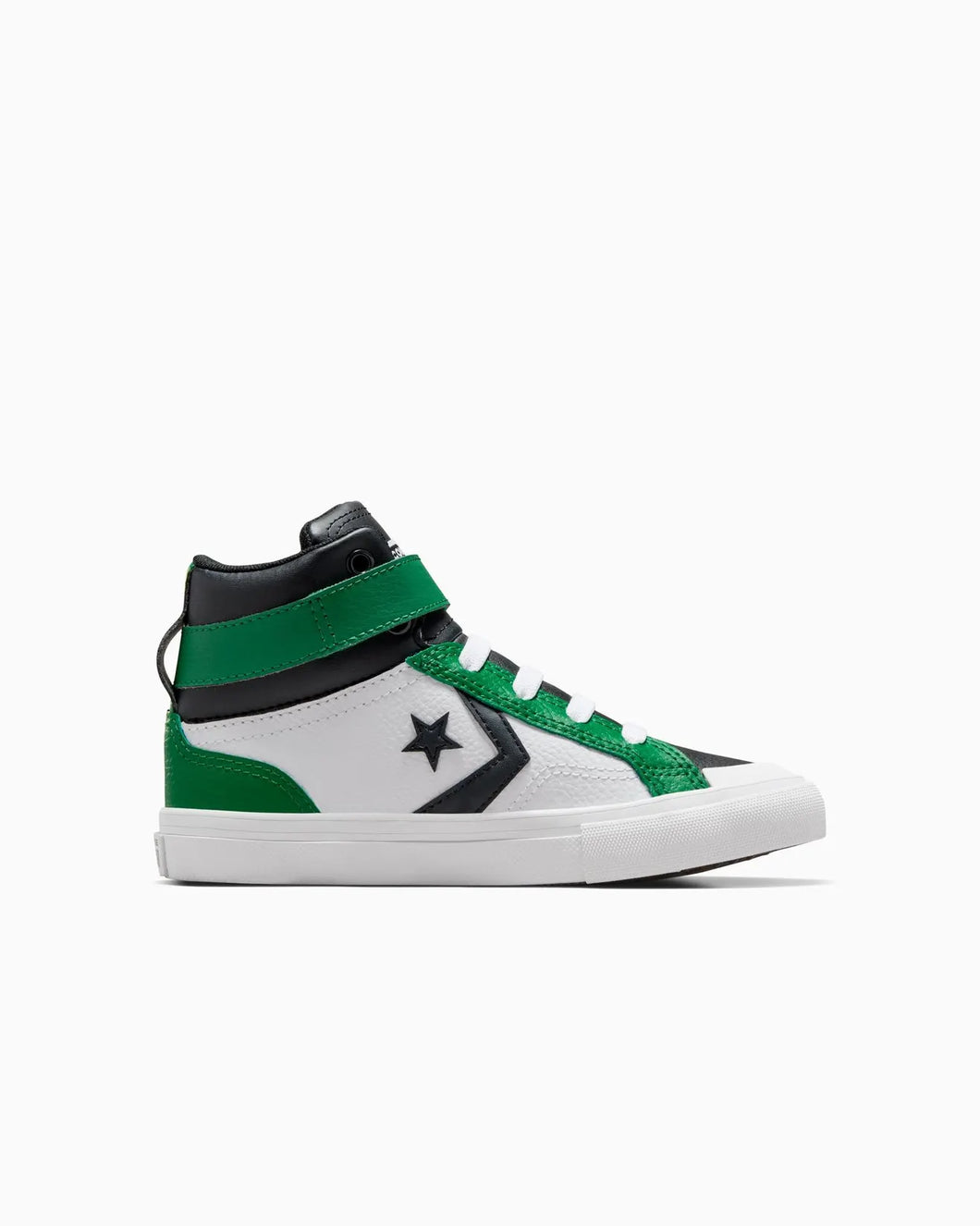 Kids Pro Blaze Strap Hi - White Green Black