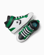 Load image into Gallery viewer, Kids Pro Blaze Strap Hi - White Green Black
