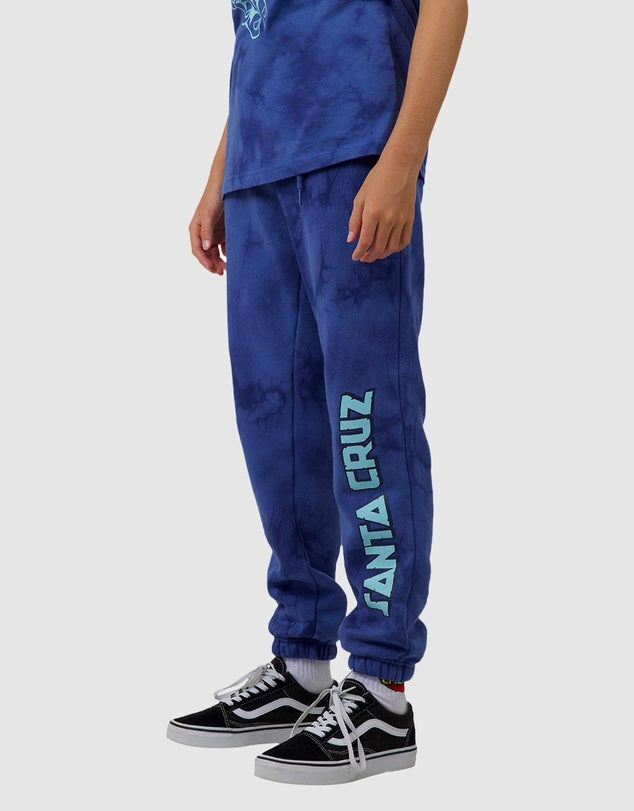 Inherit Strip Track Pant - Dark Blue Tie Dye