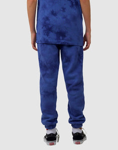 Inherit Strip Track Pant - Dark Blue Tie Dye