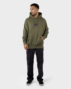 Work Box Fit Pullover Hoody - Dark Khaki