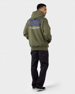 Work Box Fit Pullover Hoody - Dark Khaki