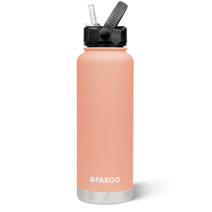 Insulated Sports Bottle 1200 ml - Coral Pink