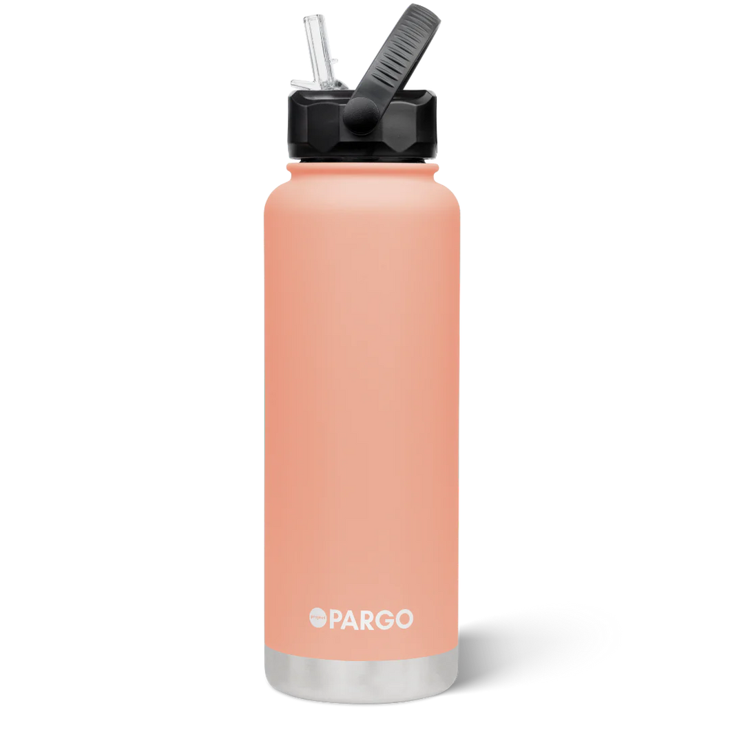 Insulated Sports Bottle 1200 ml - Coral Pink