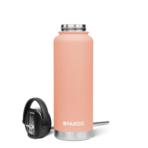 Insulated Sports Bottle 1200 ml - Coral Pink