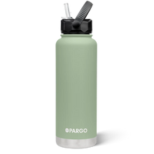 Load image into Gallery viewer, Insulated Sports Bottle 1200 ml - Eucalypt Green
