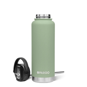 Insulated Sports Bottle 1200 ml - Eucalypt Green