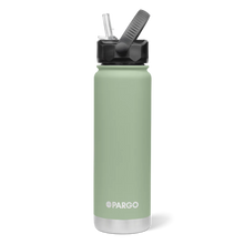 Load image into Gallery viewer, Insulated Sports Bottle 750 ml - Eucalypt Green
