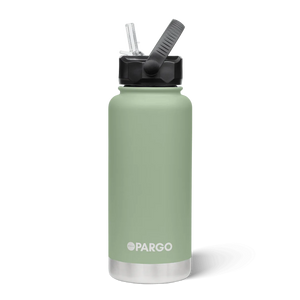 Insulated Sports Bottle 950ml - Eucalypt Green