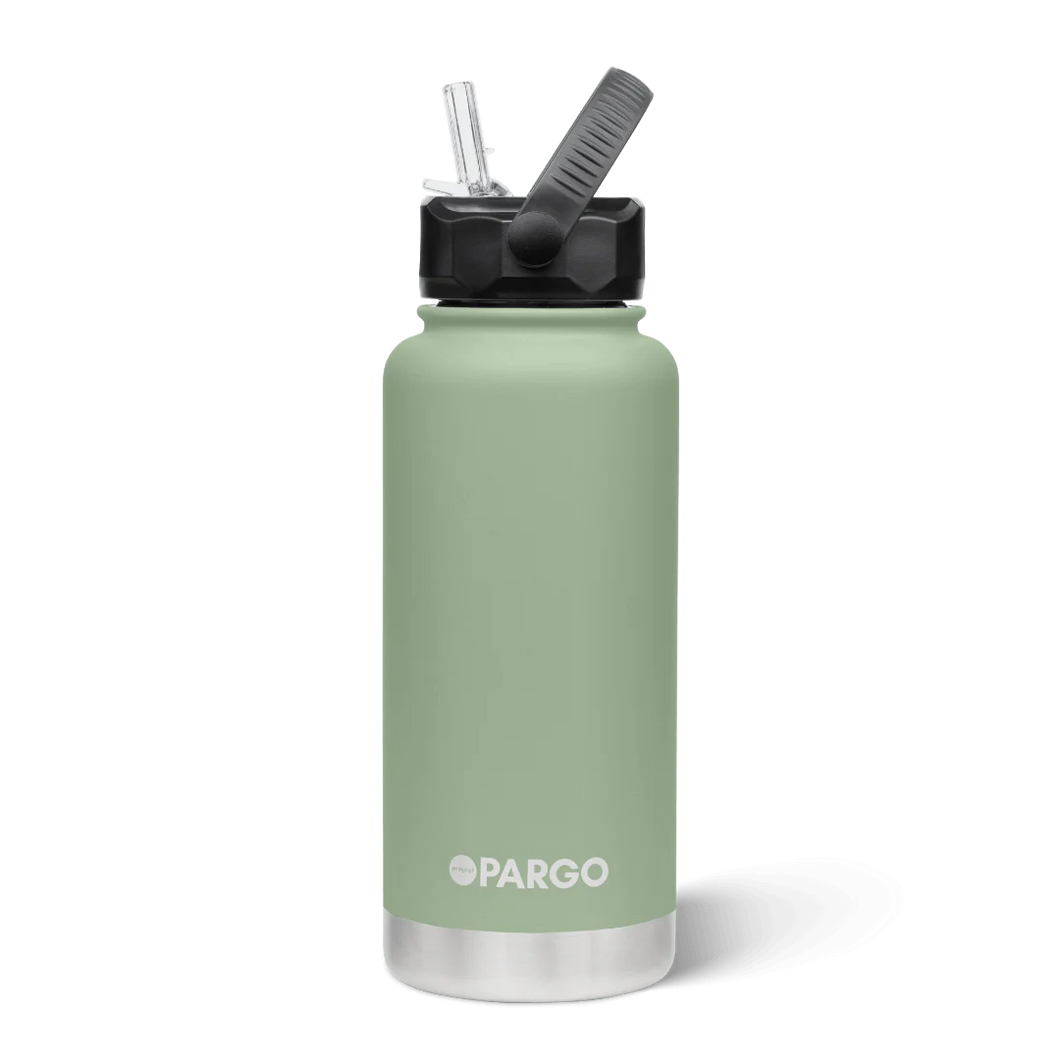 Insulated Sports Bottle 950ml - Eucalypt Green