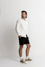 Load image into Gallery viewer, Classic Linen Ls Shirt - White
