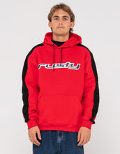 Load image into Gallery viewer, 2k Sing Hooded Relaxed Super Fleece - Red / Black
