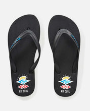 Load image into Gallery viewer, Icons Of Surf Bloom Open Toe - BlACK/BLUE
