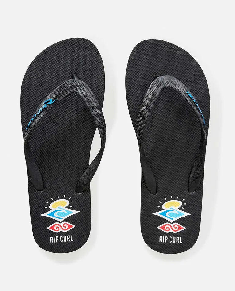 Icons Of Surf Bloom Open Toe - BlACK/BLUE