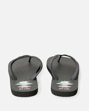 Load image into Gallery viewer, Icons Of Surf Bloom Open Toe - BlACK/BLUE
