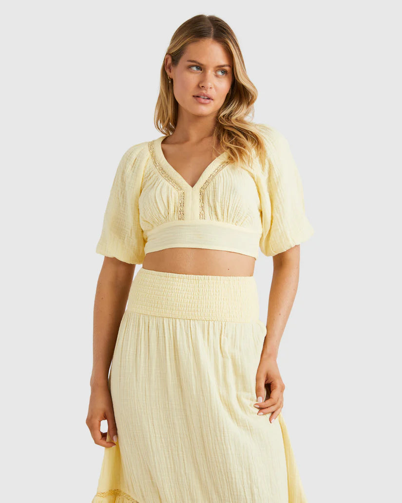 In The Palms Top - Retro Yellow