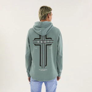 Outpost Dual Curved Hoodie - Pigment Trooper