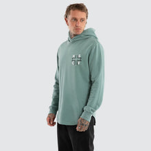 Load image into Gallery viewer, Zappa Dual Curved Hoodie - Pigment Trellis
