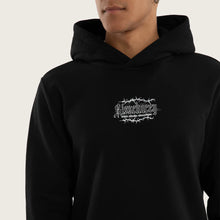 Load image into Gallery viewer, Risen Dual Curved Hoodie - Jet Black
