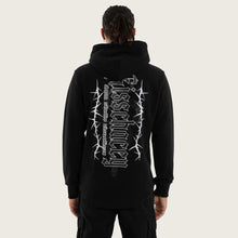 Load image into Gallery viewer, Risen Dual Curved Hoodie - Jet Black
