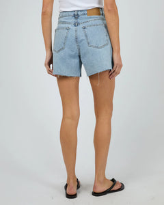 Kyia Short Destroyed - Light Blue