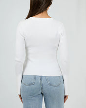 Load image into Gallery viewer, Marleigh Knit Long Sleeve - White
