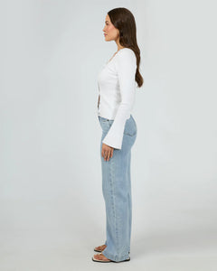 Marleigh Knit Long Sleeve - White